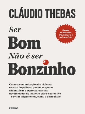 cover image of Ser bom não é ser bonzinho